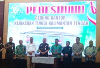 FOTO: Wakil Gubernur Kalteng Edy Pratowo saat peresmian gedung baru Kejati Kalteng. (FOTO: IST) 