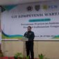 FOTO: Wakil Gubernur Kalteng Edy Pratowo saat membuka acara UKW angkatan 21 PWI Kalteng. (FOTO: IST) 