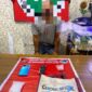 FOTO: Pelaku pengedar narkoba saat diamankan di Mapolres Kotim bersama barang buktinya. (FOTO: IST)