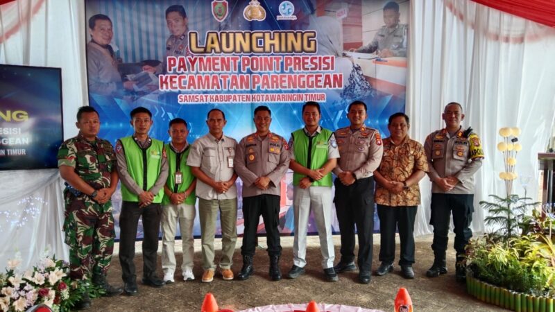 Launching Payment Point Presisi di Kecamatan Parenggean, Kabupaten Kotawaringin Timur, Kamis (19/6) kemarin. (FOTO: IST)