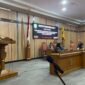 FOTO: Penyampaian laporan hasil rapat kerja gabungan DPRD Kotim tentang Ranperda APBD tahun anggaran 2023. (FOTO: IST).