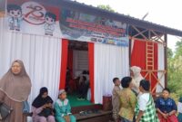 Tempat pelaksanaan sunatan masaal yang digelar di Kantor Polsek Baamang. (FOTO: IST)