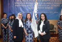 Ketua DPD APJI Kalimantan Tengah Fayola Athalia H Are saat foto bersama. (FOTO: IST)
