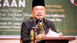 FOTO: IST. Sekda Kalteng Nuryakin saat memberikan sambutan.