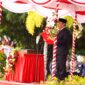 (FOTO: IST) Wakil Gubernur Kalimantan Tengah Edy Pratowo saat menjadi komandan upacara