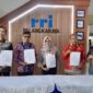 Foto:Ist. Kepala Perangkat Daerah lingkup Pemerintah Provinsi Kalteng dan Kota Palangka Raya bersama Kepala LPP RRI Palangka Raya usai melakukan penandatanganan kerjasama, Kamis (15/8)