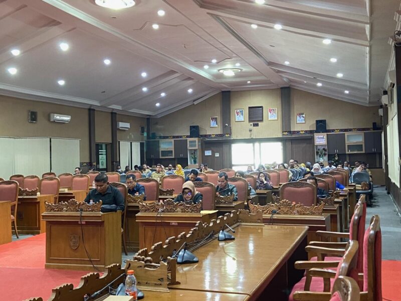 Rapat paripurna penyampaian pandangan umum fraksi DPRD Kotim tentang Ranperda Rencana Pembangunan Jangka Panjang Daerah (RPJPD) tahun 2025-2045 Kabupaten Kotim, 8 Juli 2024.