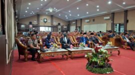 FOTO: Pemerintah daerah bersama Anggota DPRD Kotim saat mendengarkan pidato kenegaraan Presiden Republik Indonesia, 16 Agustus 2024. (IST)