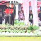 FOTO: Wakil Gubernur Provinsi Kalteng H. Edy Pratowo saat pimpin Upacara Peringatan Hari Jadi ke-65 Kabupaten Barito Selatan. (IST)