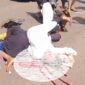 Korban yang terlibat kecelakaan saat tegeletak di badan Jalan Tjilik Riwut, Desa Luwuk Ranggan, Kecamatan Cempaga, Kabupaten Kotim. (FOTO: IST)


