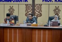 FOTO: Kepala Diskominfosantik Provinsi Kalteng Agus Siswadi saat menghadiri tahapan Presentasi kegiatan monitoring dan evaluasi jeterbukaan informasi publik Provinsi Kalteng Tahun 2024. (IST)