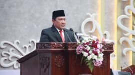 FOTO: Wakil Gubernur Kalimantan Tengah Edy Pratowo saat menyampaikan pidato Gubernur. (IST)