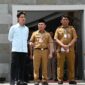 FOTO : Gubernur dampingi Wakil Presiden saat di bundaran besar. (IST)
