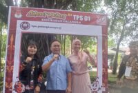 FOTO: Gubernur Kalimantan Tengah Sugianto Sabran bersama istri, Ivo Sugianto Sabran datang ke TPS 01 untuk mencoblos pada Pilkada 2024. (IST)
