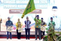 GELAR: Pemerintah Provinsi Kalteng saat mengelar Malam Taaruf dan Haflah Tilawah Al-Quran MTQ VII KORPRI Tingkat Nasional Tahun 2024 di Aula Jayang Tingang (AJT) LT. II Kantor Gubernur Kalteng, Minggu (3/10) malam. (IST)