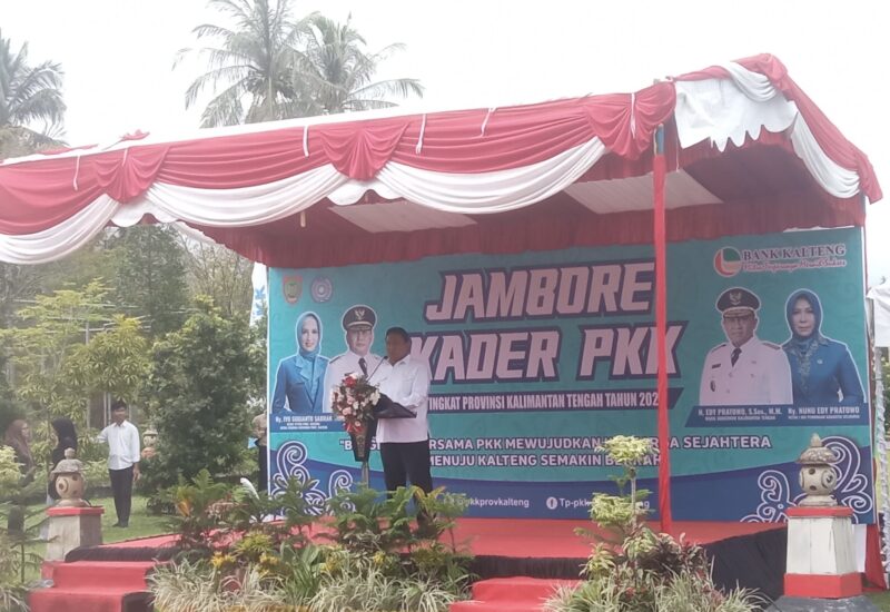 Wagub Kalteng menyampaikan apresiasi dalam sambutannya. (IST)