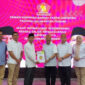 Pasangan Nuryakin-Doni saat mendaftar Bakal Calon Bupati-Wakil Bupati Murung Raya ke Partai Gerindra beberapa waktu lalu.(IST)