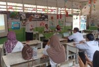 Guru sedang jalani bimbingan positif disiplin.(IST)