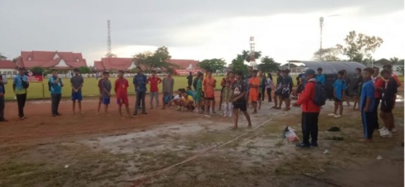Atletik O2SN di Stadiun 29 November Sampit.(IST)