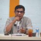 PAPARAN : Kepala Dinas Kominfosantik Provinsi Kalteng Agus Siswadi saat sampaikan paparan saat Forum Group Discussion bagi Pengelola SP4N-LAPOR! Lingkup Organisasi Perangkat Daerah (OPD) Provinsi Kalteng, di Elti Park.(IST)