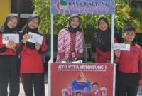 Jadwal rutin Petugas Bank Kalteng untuk mengambil tabungan siswa.(IST)