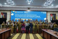 Bersama narasumber dan peserta PPID Utama Kabupaten /Kota Se-Kalteng dan PPID Pelaksana di Prov. Kalteng.(IST)