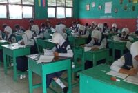 Pelaksanaan Penilaian Sumatif di SMP N 9 Sampit.(IST)