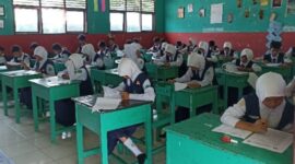 Pelaksanaan Penilaian Sumatif di SMP N 9 Sampit.(IST)
