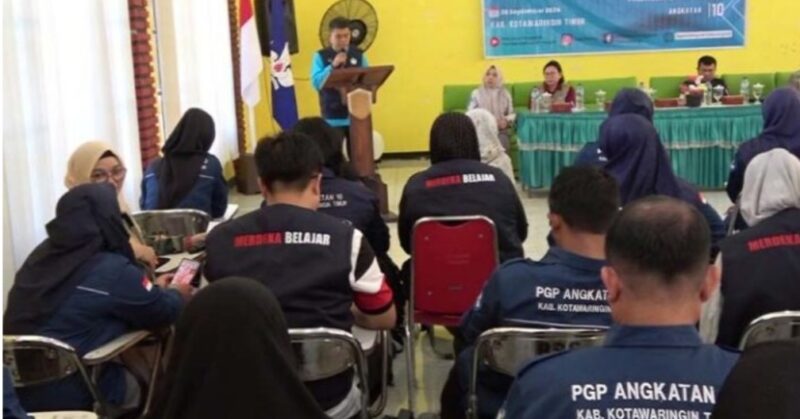 Kadisdik Kotim berikan sambutan kepada guru penggerak.(IST)