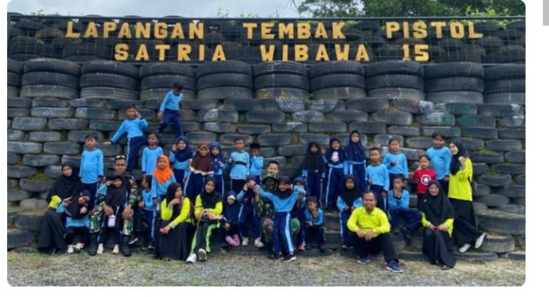 TK Islam Nurul Hidayah Antusias Kunjungi Kantor KIPAN A Yonif 631Atg.(IST)