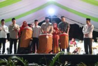 PENUTUPAN : Wakil Gubernur Kalteng H. Edy Pratowo saat menutup secara resmi MTQH XXXII Tingkat Provinsi Kalteng.(IST)