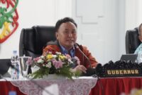 FOTO: Gubernur Kalimantan Tengah Sugianto Sabran bersama jajaran Perangkat Daerah saat membahas progres pembangunan rumah sakit Provinsi. (IST)