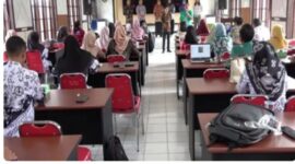 guru di Kotim ikuti Bimtek Inovasi Pembelajaran yang digelar Disdik setempat.(IST)