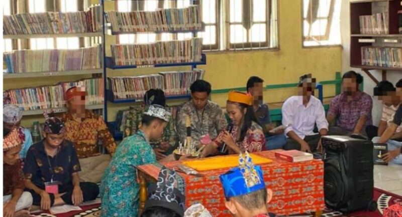Ritual Galungan di WBP dan Siswa SMA N 3 Sampit.(IST)