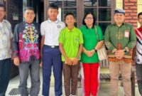 Dua pelajar yang lolos GSI Tingkat Nasional.(IST)