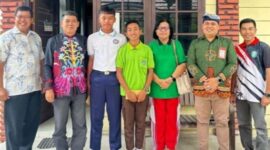 Dua pelajar yang lolos GSI Tingkat Nasional.(IST)