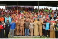 Bupati Kotim Bersama Peserta O2SN dan Panitia.(IST)