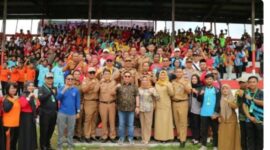 Bupati Kotim Bersama Peserta O2SN dan Panitia.(IST)