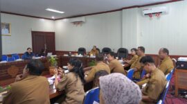 Yuas Elko simak Rapat Inflasi Virtual dari Aula Bajakah Kalimantan Tengah.(IST)