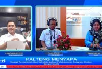 Reza Prabowo dalam Dialog Kalteng Menyapa TVRI Kalteng.(IST)