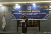 Kepala Bapperida Kalteng selaku Ketua Pembina Kerohanian Kristen Leonard S. Ampung.(IST)