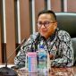 Kepala Bapperida Kalteng Leonard S. Ampung mengikuti launching secara virtual.(IST)