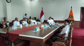 HADIRI : Wakil Gubernur Provinsi Kalteng Edy Pratowo saat menghadiri Launching Hasil SPI Tahun 2024 secara Virtual, Rabu (22/1).(IST)