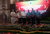 Plh. Asisten Pemkesra Maskur bersama Ketua BPD PHRI Pusat, Sekjen BPD PHRI Pusat, dan Jajaran BPD PHRI Kalimantan Tengah.(IST)