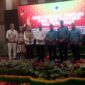Plh. Asisten Pemkesra Maskur bersama Ketua BPD PHRI Pusat, Sekjen BPD PHRI Pusat, dan Jajaran BPD PHRI Kalimantan Tengah.(IST)