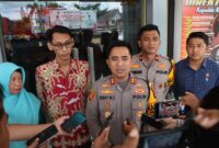 Kapolres Kotim AKBP Resky Maulana Zulkarnain, S.H., S.I.K., M.H., memberikan keterangan terkait pelaku sudah diamankan.(IST)