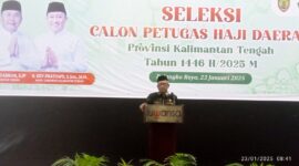 Plt. Sekda Kalteng Katma F. Dirun menyampaikan sambutan Gubernur Kalimantan Tengah.(IST)