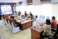 Suasana Rapat Monitoring dan Evaluasi Pendampingan SSGI Kab/kota.(IST)