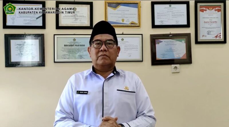 FOTO : Kepala Kemenag Kotim H.Khairil Anwar.(IST)