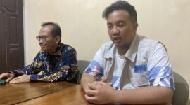 Pasangan Rizky-Hamid saat deklarasi kemenangan.(IST)